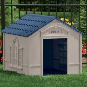 Suncast Outdoor Dog House with Door