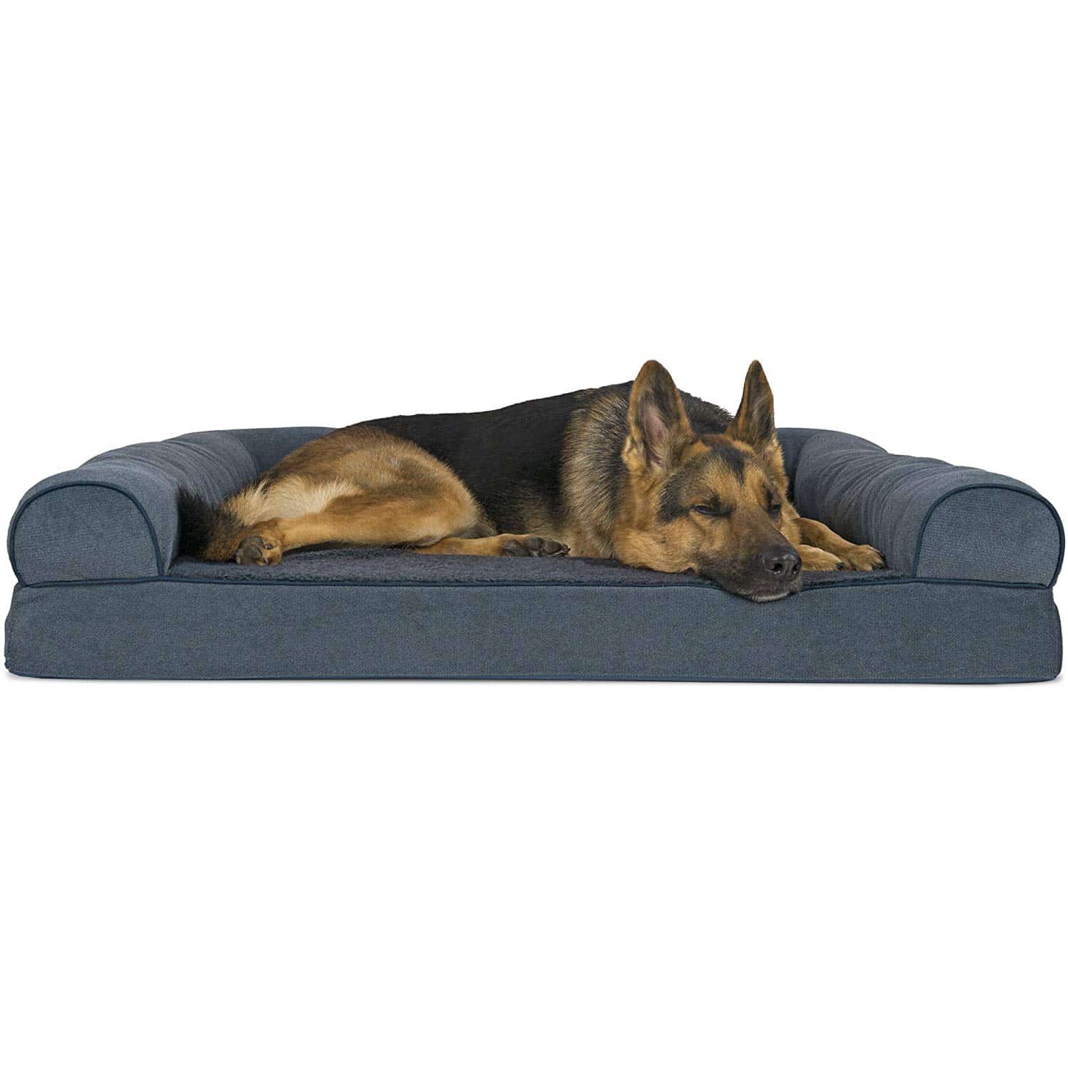 Furhaven Pet Dog Bed Orthopedic Sofa-Style