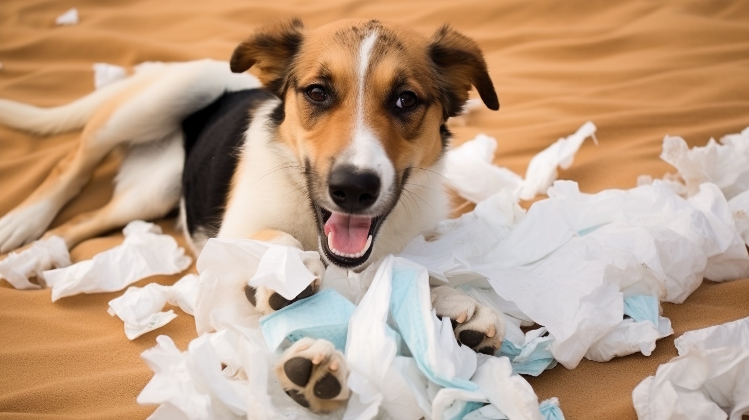 Dog ate poopy clearance diaper